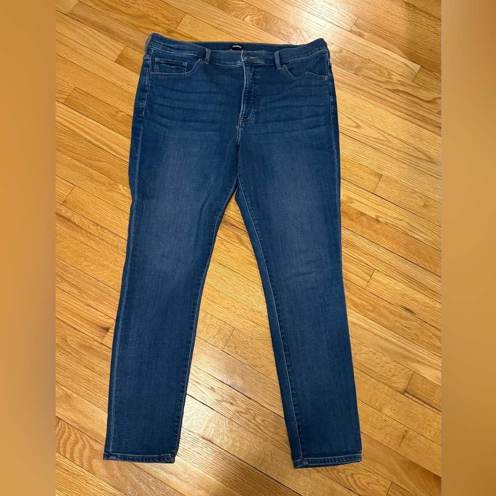Express skinny high rise jeans